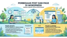 Perbedaan Post dan Page di WordPress + Contohnya